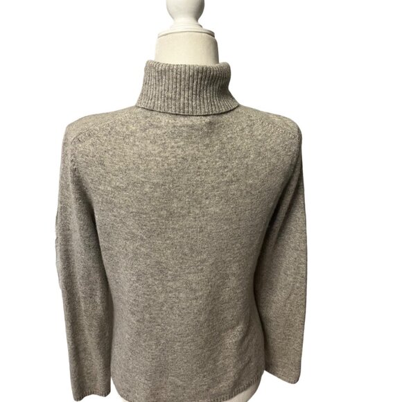Pursuits, Itd. 100% Cashmere Turtleneck Grey Sweater Size Small - Picture 2 of 3